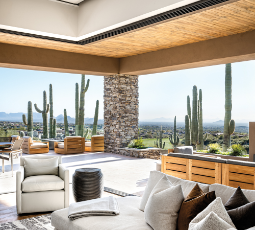 Indoor-Outdoor Living Spaces That Let The Sun Shine In _ LUXE Interiors + Design